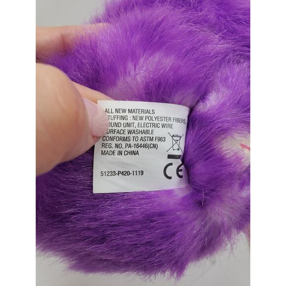 Harry Potter Pygmy Puff Plush Soft Purple Wizarding World 4.5” Warner Brothers - Picture 4 of 4